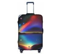 XZDCAL Une housse de valise Galactic Views. La housse ne comprend pas la valise elle-même, blanc, XL
