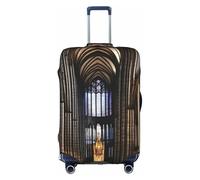XZDCAL Une housse de valise gothique cathédrale. La housse ne comprend pas la valise elle-même, blanc, S