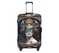 XZDCAL Une housse de valise MoonlitMasquerade (1) La housse ne comprend pas la valise elle-même, blanc, XL