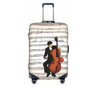 XZDCAL Une housse de valise pour les moments musicaux. La housse ne comprend pas la valise elle-même, blanc, L