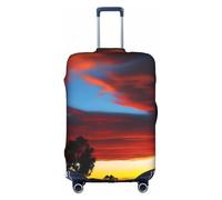 XZDCAL Une housse de valise Western Sunset - La housse ne comprend pas la valise elle-même, blanc, XL