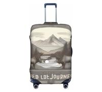 XZDCAL Une housse de valise Wild Journeys. La housse ne comprend pas la valise elle-même, blanc, M