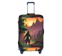 XZDCAL WickedWanderers Housse de valise à bagages. La housse ne comprend pas la valise elle-même, blanc, XL