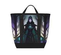 XZDCAL WraithsAndWitches Sac fourre-tout isotherme de grande capacité pour femme, courses, déjeuner et pique-nique, noir, Taille unique