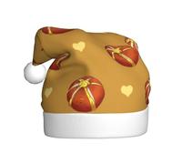 XZDDG Chapeau de Noël en pain beurré pour adultes - Accessoire de costume de fête de vacances, couvre-chef de Père Noël