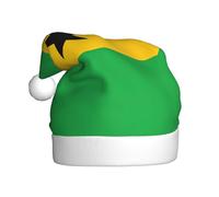 XZDDX Drapeau de Sao Tomé et Principe Adulte Chapeau de Noël en Peluche Décoration de Fête de Vacances pour Festival Événement Scène Couvre-chef