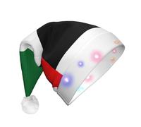 XZDDX Drapeau des Emirats Arabes Unis Chapeau de Noël Lumineux Décoration pour Adulte - LED Clignotant Vacances Party Headwear