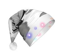 XZDDX GraveyardGala Chapeau de Noël lumineux pour adulte - Chapeau de fête de vacances clignotant LED