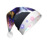 XZDDX Icône d'un oiseau Noël lumineux chapeau décoratif pour adulte - LED clignotant fête fête couvre-chef