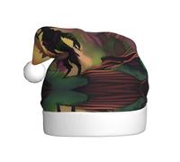 XZDDX Wicked Wanderers Chapeau de Noël en peluche pour adulte Décoration de fête pour festival, événement, scène