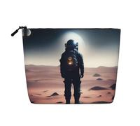 XZDLXJ a Exploration Trousse de maquillage imperméable aspect lin monocouche avec fermeture éclair pour vos besoins quotidiens ou de voyage, noir, taille unique, Noir , Taille unique