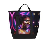 XZDLXJ a Performer's Glow Sac à bandoulière isotherme de grande capacité pour aliments chauds et froids, noir, Taille unique