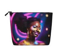 XZDLXJ a Performer's Glow Trousse de maquillage monocouche imperméable avec fermeture éclair pour vos besoins quotidiens ou de voyage, noir, taille unique, Noir , Taille unique