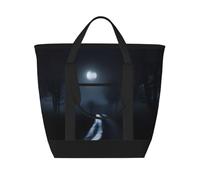 XZDLXJ AnEerieEvening Sac à bandoulière et fourre-tout isotherme grande capacité pour aliments chauds et froids, noir, taille unique, Noir , Taille unique