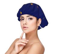 XZDLXJ Bonnet de nuit en satin pour adulte - Protection des cheveux et confort - Noir - Taille unique