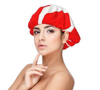 XZDLXJ Bonnet de nuit en satin pour adulte - Protection des cheveux et confort - Noir - Taille unique