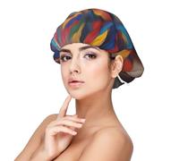 XZDLXJ Brushstrokes Bonnet de nuit en satin pour adulte Protection des cheveux et confort Noir Taille unique