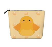 XZDLXJ Cartoon Chick Trousse de maquillage monocouche imperméable avec fermeture éclair pour vos besoins quotidiens ou de voyage, noir, taille unique, Noir , Taille unique