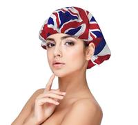 XZDLXJ Drapeau d'Hawaï Bonnet de nuit en satin pour adulte Protection des cheveux et confort Noir Taille unique