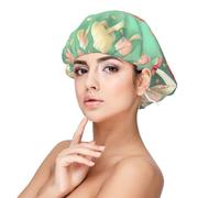 XZDLXJ Dream Mushroom Bonnet de nuit en satin pour adulte Protection des cheveux et confort Noir Taille unique