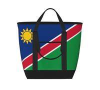 XZDLXJ Flag of Namibia Sac à bandoulière isotherme de grande capacité pour aliments chauds et froids Noir Taille unique, Noir , Taille unique