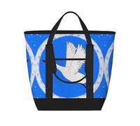 XZDLXJ Flying White Goose Sac à bandoulière isotherme de grande capacité pour aliments chauds et froids Noir Taille unique, Noir , Taille unique