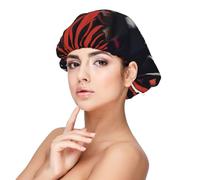 XZDLXJ FrightFest Bonnet de nuit en satin pour adulte Protection des cheveux et confort Noir Taille unique
