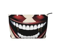 XZDLXJ GhoulishGrins Trousse de maquillage en velours côtelé, adaptée pour les voyages et un usage quotidien, doublure robuste, longue durée de vie, noir, taille unique, Noir , Taille unique