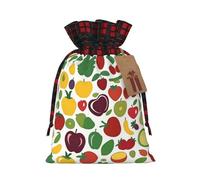 XZDLXJ Happy Living Sac en toile de jute avec cordon de serrage et étiquette en papier kraft, Noir , M