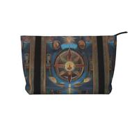 XZDLXJ Holy Visions Trousse de maquillage en velours côtelé, adaptée pour les voyages et un usage quotidien, doublure robuste, assure la longévité, noir, taille unique, Noir , Taille unique