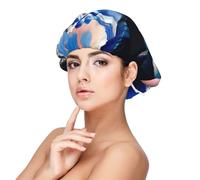 XZDLXJ Mountain Majesty Bonnet de nuit en satin pour adulte Protection des cheveux et confort Noir Taille unique