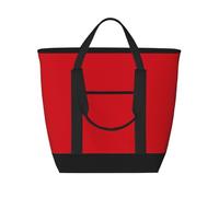 XZDLXJ Sac à bandoulière isotherme de grande capacité pour aliments chauds et froids, noir, taille unique, Noir , Taille unique