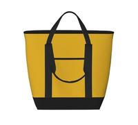 XZDLXJ Sac fourre-tout isotherme de grande capacité pour aliments chauds et froids Doré, noir, Taille unique
