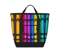 XZDLXJ Sac fourre-tout isotherme de grande capacité pour aliments chauds et froids, noir, taille unique, Noir , Taille unique
