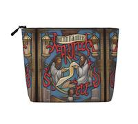XZDLXJ Saints and Sinners Trousse de maquillage monocouche imperméable avec fermeture éclair pour vos besoins quotidiens ou de voyage, noir, taille unique, Noir , Taille unique