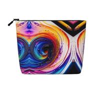 XZDLXJ Scribble Art to the pap Trousse de maquillage imperméable aspect lin avec fermeture éclair pour vos besoins quotidiens ou de voyage Noir Taille unique, Noir , Taille unique
