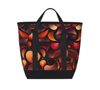 XZDLXJ Seamless Sac à bandoulière isotherme de grande capacité pour aliments chauds et froids, noir, taille unique, Noir , Taille unique