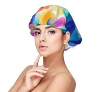 XZDLXJ So Many Bubbles Bonnet de nuit en satin pour adulte Protection des cheveux et confort Noir Taille unique