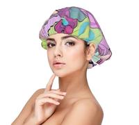 XZDLXJ Trendy Styles Bonnet de nuit en satin pour adultes - Protection des cheveux et confort noir, noir, taille unique