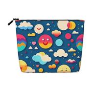 XZDLXJ Trousse de maquillage à une couche imperméable avec fermeture éclair pour vos besoins quotidiens ou de voyage, noir, taille unique, Noir , Taille unique