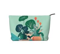 XZDLXJ Trousse de maquillage d'intérieur en velours côtelé, adaptée pour les voyages et un usage quotidien, doublure robuste, assure la longévité, noir, taille unique, Noir , Taille unique