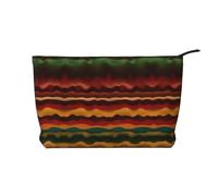 XZDLXJ Trousse de maquillage en velours côtelé à texture sans couture, adaptée pour les voyages et un usage quotidien, doublure robuste, assure la longévité, noir, taille unique, Noir , Taille unique