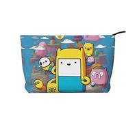 XZDLXJ Trousse de maquillage en velours côtelé An Adventure Plan, adaptée pour les voyages et un usage quotidien, doublure robuste, assure la longévité, noir, taille unique, Noir , Taille unique