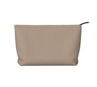 XZDLXJ Trousse de maquillage en velours côtelé marron clair, adaptée pour les voyages et un usage quotidien, doublure robuste, assure la longévité, noir, taille unique, Noir , Taille unique