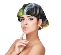 XZDLXJ Waterfall Views Bonnet de nuit en satin pour adultes - Protection des cheveux et confort noir, noir, taille unique