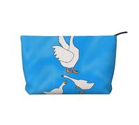 XZDLXJ White Goose House Trousse de maquillage en velours côtelé, adaptée pour les voyages et un usage quotidien, doublure robuste, assure la longévité, noir, taille unique, Noir , Taille unique