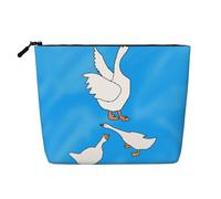 XZDLXJ White Goose House Trousse de maquillage monocouche imperméable avec fermeture éclair pour vos besoins quotidiens ou de voyage, noir, taille unique, Noir , Taille unique