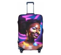 XZDLYY a Performer's Glow Housse de valise avec fermeture éclair invisible pour affaires et voyages Sans valise, blanc, X-Large