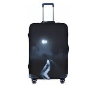 XZDLYY AnEerieEvening Housse de Valise avec Fermeture Éclair Invisible pour Affaires et Voyage Sans Valise, Blanc, Small