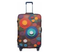 XZDLYY Artistic Wonder Housse de valise avec fermeture éclair invisible pour affaires et voyages, sans valise, Blanc, Medium